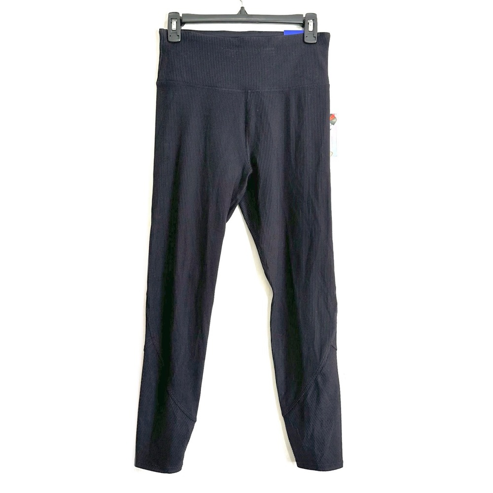 JoyLab Women's Black Ribbed 7/8 Length High Rise Leggings - NWT